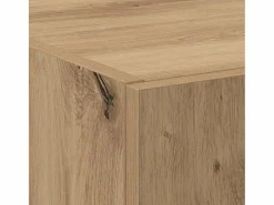 Armario Oficina|Mueble de oficina de 2 piezas, roble artesanal, 60 x 32 x 153 cm