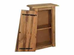 Mueble de pared para baño madera maciza de pino 42x23x70 cm^vidaxl Online