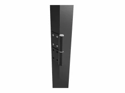 Vente-unique Puerta Con Marco|Mueble de puerta reversible de aluminio y cristal templado transparente - Al 204 x An 83 cm - LOXTON