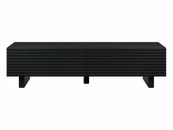 Vente-unique Mueble de TV con 2 puertas, 180 cm, en MDF - - LUDIMA Negro Clearance