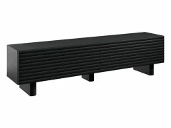 Vente-unique Mueble de TV con 2 puertas, 180 cm, en MDF - - LUDIMA Negro Clearance