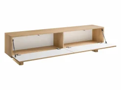 Vente-unique Mueble Tv|Mueble de TV con 2 puertas 180 cm de MDF - Natural - LUDIMA