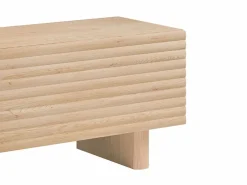Vente-unique Mueble Tv|Mueble de TV con 2 puertas 180 cm de MDF - Natural - LUDIMA