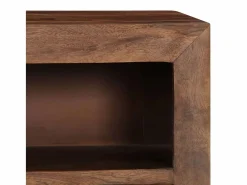 Mueble de TV de madera maciza de Sheesham 120x30x40 cm ES15736^ Clearance