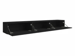 Vente-unique Mueble de TV flotante con 3 puertas - - DANTAY de Pascal Morabito Negro Hot