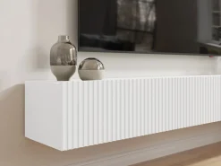 Mueble de TV flotante con 3 puertas - - DANTAY de Pascal Morabito^Vente-unique Online