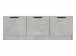 Mueble de TV madera contrachapada hormigón 102x35x36,5 cm^Clicnbuy Outlet
