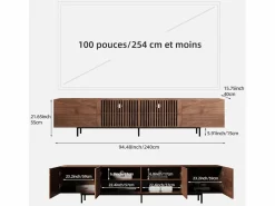 Mueble de TV moderno de 75