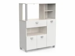 Mueble Despensa De Cocina 3 Puertas 1 Cajon Basil^ Hot