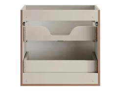 Petits-Meubles Mueble doble lavabo 140cm 3 compartimientos Alba Cachemira Beige New