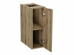 Petits-Meubles Mueble doble lavabo 140cm 4 cajones Riva Blanco y Madera Color natural claro Sale