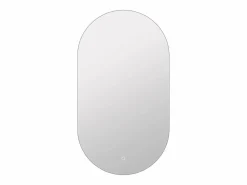 Vente-unique Mueble doble lavabo de roble - Lavabo sobre encimera redondo, espejo y grifo - 110 cm - CAVIZO Color natural claro Hot