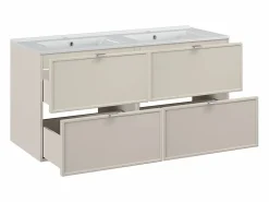 Petits-Meubles Mueble doble lavabo encastrado 120cm Alba Cachemira Beige New