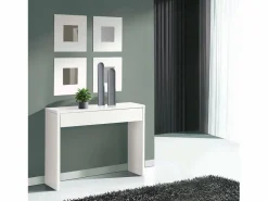 Consola|Mueble Entrada Recibidor Lupe Moderno 101x76x30 cm