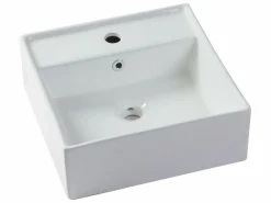 Mueble flotante de baño con lavabo doble, , Ancho 150 x A32 cm, ISAURE^Vente-unique Best