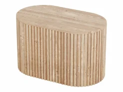 Vente-unique Mueble De Lavabo|Mueble flotante de lavabo en teca - 90 cm - TOWARI