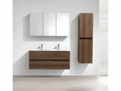 STANO Mueble lavabo + lavabo 120cm MONTADO SIENA Nogal Color natural oscuro Best