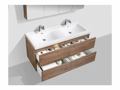Mueble lavabo + lavabo 144cm MONTADO SIENA Nogal^STANO Online