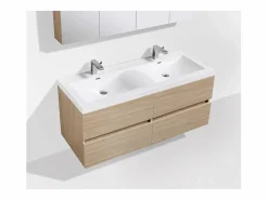 STANO Mueble lavabo + lavabo 144cm MONTADO SIENA Roble Claro Color natural claro Sale