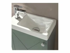 Mueble lavabo AVA + espejo + grifería^ Hot