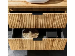 Petits-Meubles Mueble De Baño Con Doble Lavabo|Mueble lavabo doble 140cm 2 nichos Adriel Madera