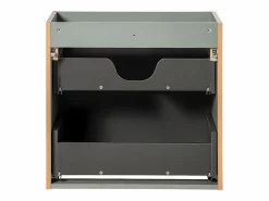 Mueble lavabo individual 60cm 2 cajones Jade y Madera^Petits-Meubles Sale