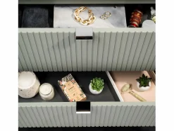 Mueble lavabo individual encastrado 50cm 2 cajones Jade^Petits-Meubles Best