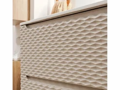 Mueble lavabo individual encastrado 60cm Elora y madera^Petits-Meubles