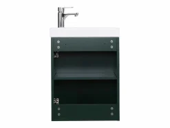 Mueble lavabo LISA + espejo + grifería^ Outlet