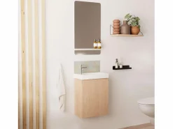 Mueble lavabo LISA + espejo + grifería^ Clearance