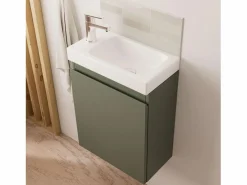 Mueble De Aseo|Mueble lavabo LISA + espejo ovalado