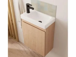 Mueble lavabo LISA + espejo ovalado^ Discount