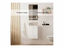 Mueble lavabo LISA + estante espejo^ Discount