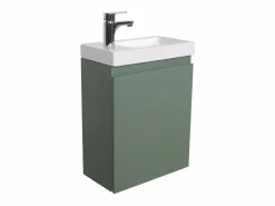 Mueble lavabo LISA negro + grifería^