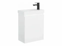 Mueble De Aseo|Mueble lavabo LISA negro + grifería