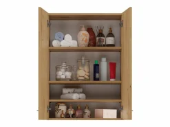 Mueble Para Lavadora|Mueble lavadora, 30 x 64 x 90 cm, Roble Artesanal