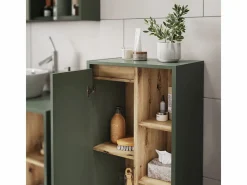 Vicco Columna De Baño|Mueble Midi /artesano 50x33x86 viola