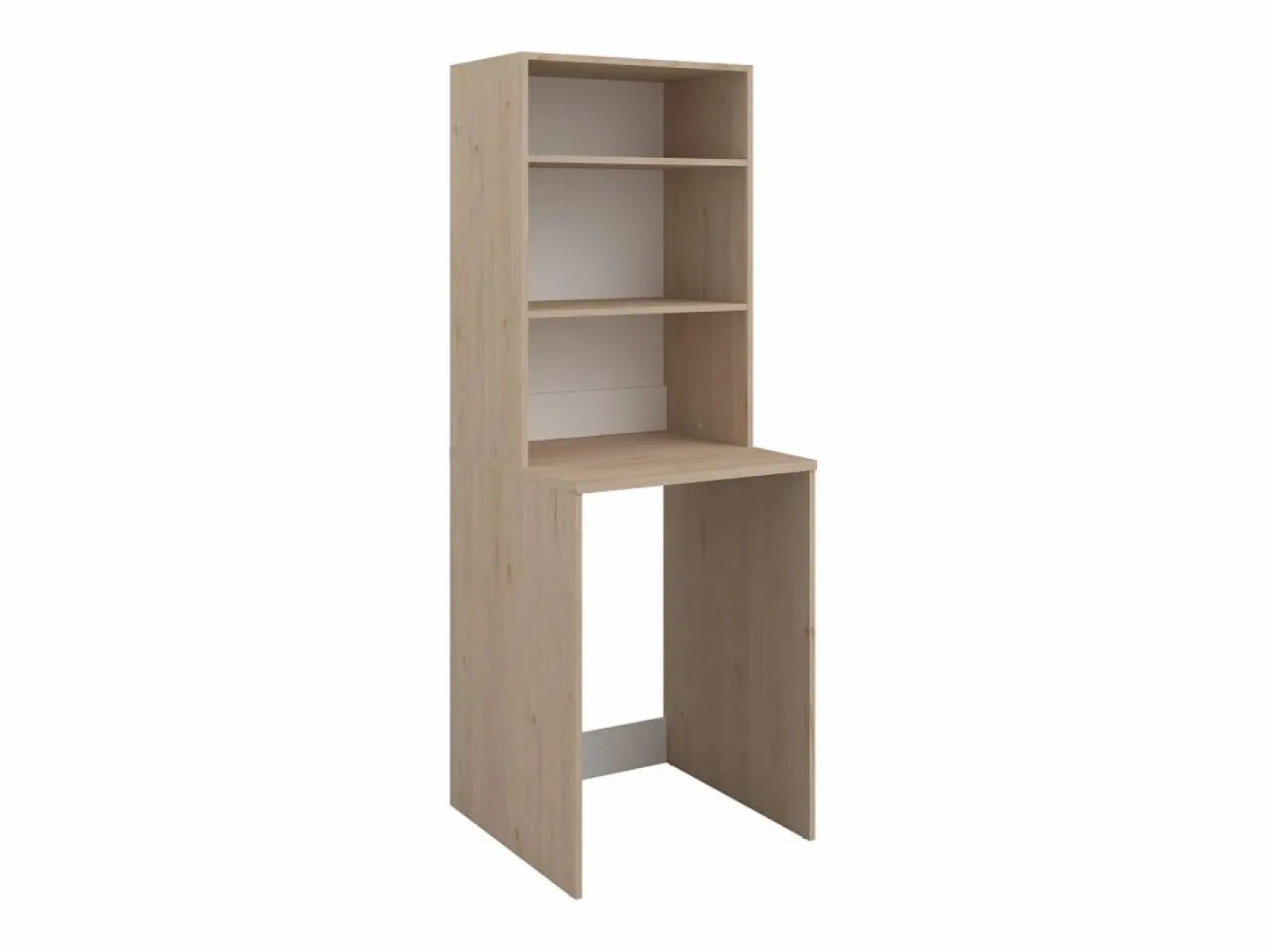 Vente-unique Mueble para 2 lavadoras perchero y estante - Natural claro - H184 x L128 cm - ERKANO Color natural claro Clearance