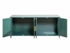 Mueble para Caja de Arena SucceBuy Gato Armario Esconder Casa de Baño de Gato Interior, con 4 Puertas y 2 Entradas, Nicho Esconder-arena en Madera, 120x45x50 cm^ Online