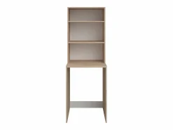 Mueble para el cuarto de la lavadora para lavadora y 2 estantes - L65 x Alt. 184 cm - ERKANO^Vente-unique Best