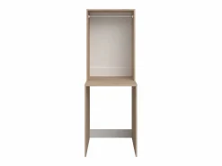 Vente-unique Mueble para el cuarto de la lavadora para lavadora con colgador - L65 x Alt. 184 cm - ERKANO Color natural claro Hot