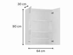 Mueble Para Lavadora|Mueble para lavadora, 30 x 64 x 90 cm, mate
