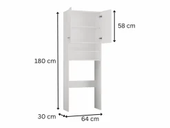 Mueble Para Lavadora|Mueble para lavadora, 30 x 64 x 180 cm, mate