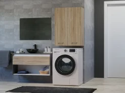 Mueble Para Lavadora|Mueble para lavadora, 30 x 64 x 90 cm, roble Sonoma