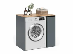 Vicco Mueble Para Lavadora|Mueble para lavadora antracita/roble dorado 93.6x60.3x88.2 viktor