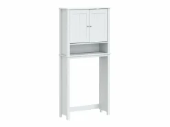 vidaxl Mueble Para Lavadora|Mueble para lavadora BERG madera maciza 76x27x164,5 cm