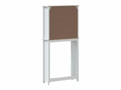 vidaxl Mueble Para Lavadora|Mueble para lavadora BERG madera maciza 76x27x164,5 cm