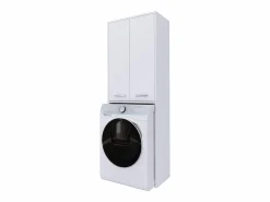 Mueble para lavadora, mate, 31 x 64 x 180 cm Blanco Sale