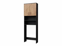 Vicco Mueble para lavadora oro power roble/antracita 64x26x190.5 irma Color natural oscuro Best