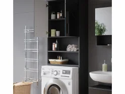 Vicco Mueble para lavadora oro power roble/antracita 64x26x190.5 irma Color natural oscuro Best